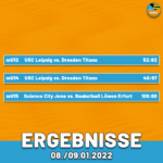Read more about the article GAMEDAY ERGEBNISSE (08./09.01.2022)